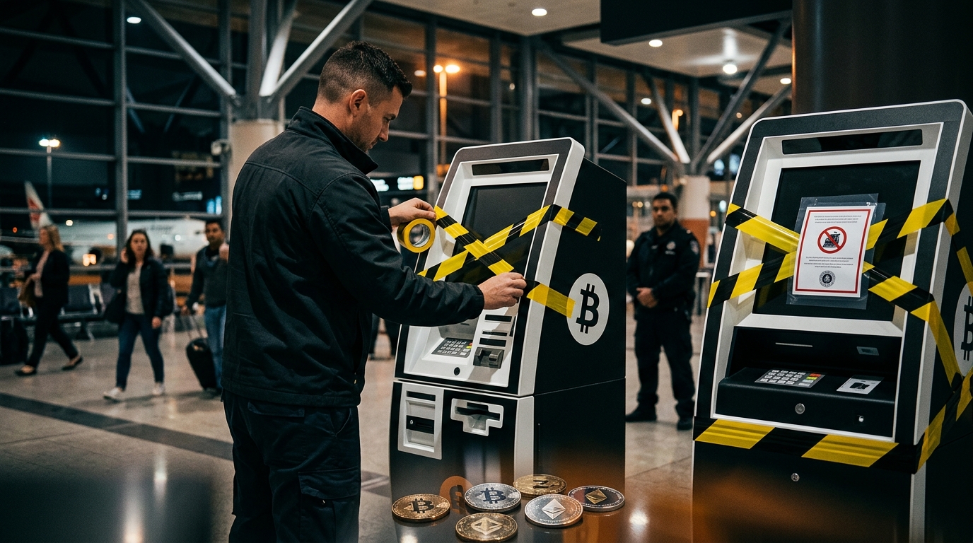 Australien suspendiert 96 Bitcoin-Geldautomaten von Cryptolink für 3 Monate wegen Compliance-Verstößen.