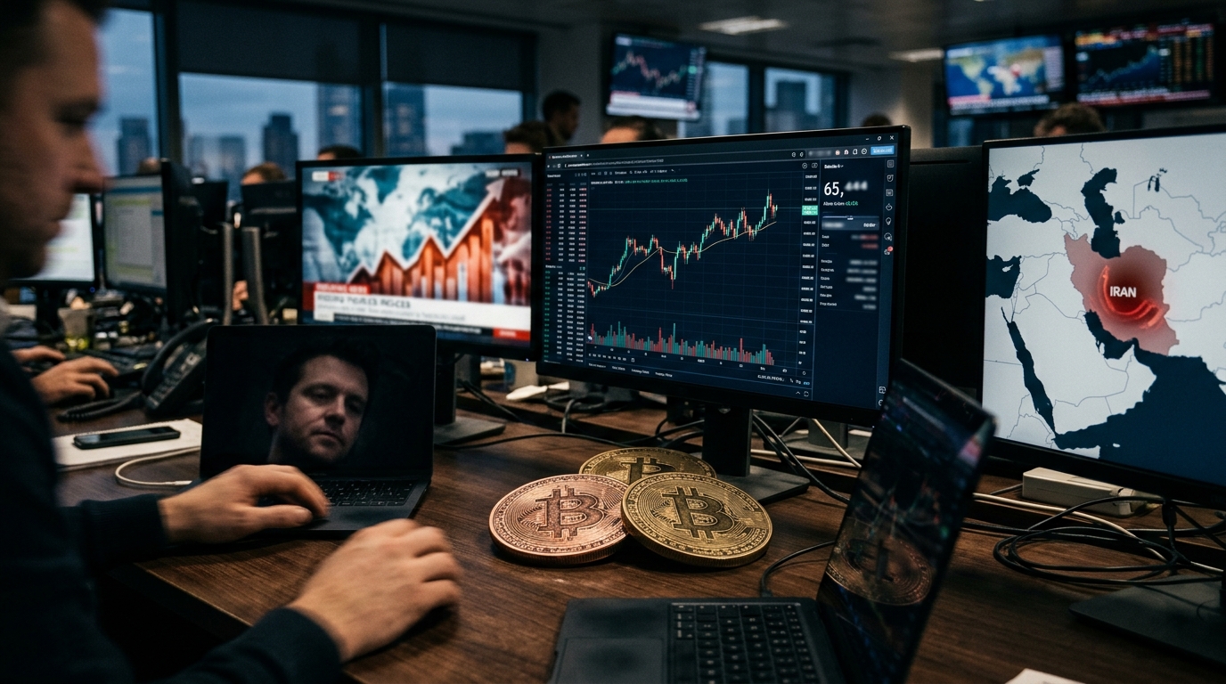 Bitcoin holds above $65k with U.S. inflation, Iran risks in focus