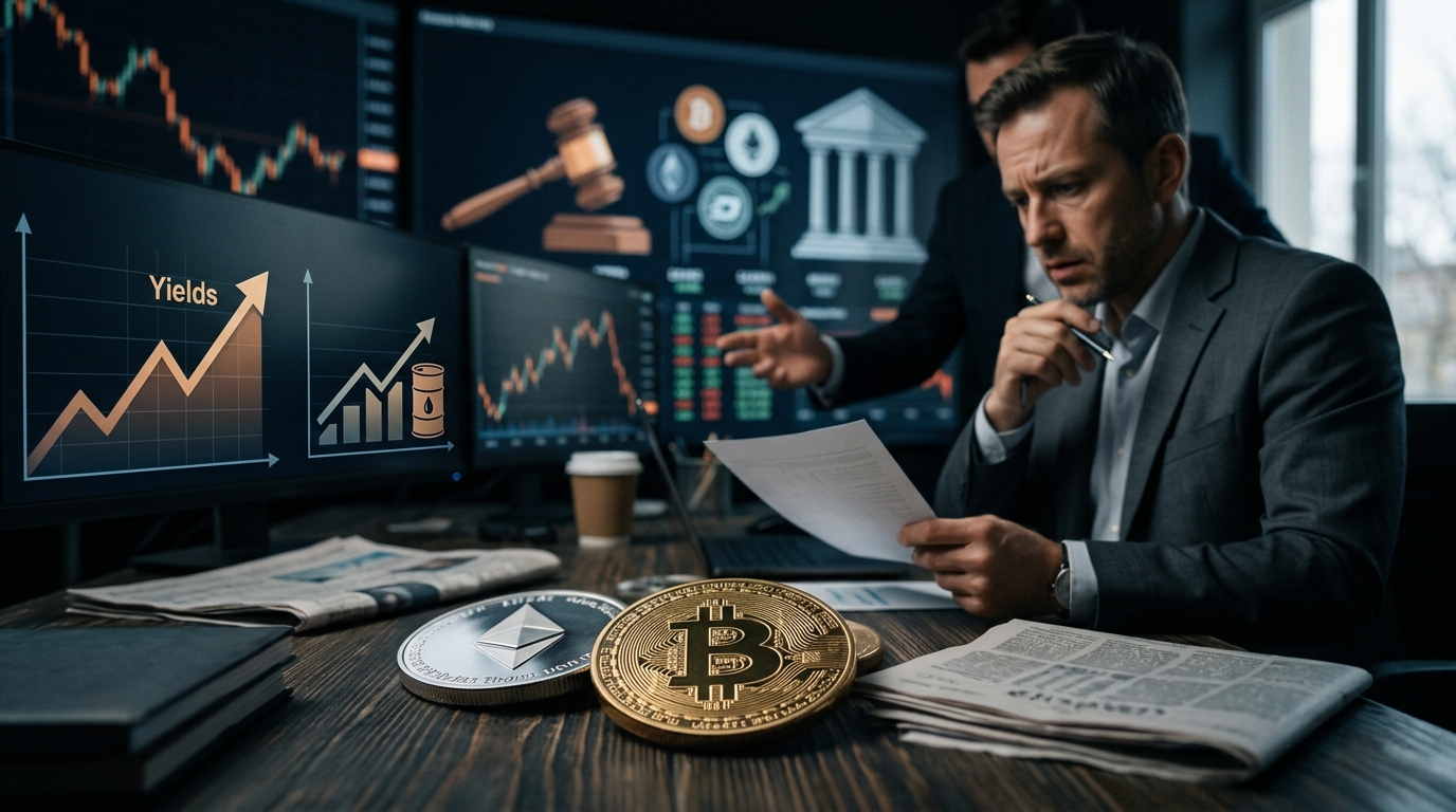 比特币随油价和收益率上升表现平淡；SEC 针对部分加密资产提议新规